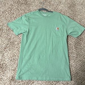 Green Carhartt loose fit tee shirt